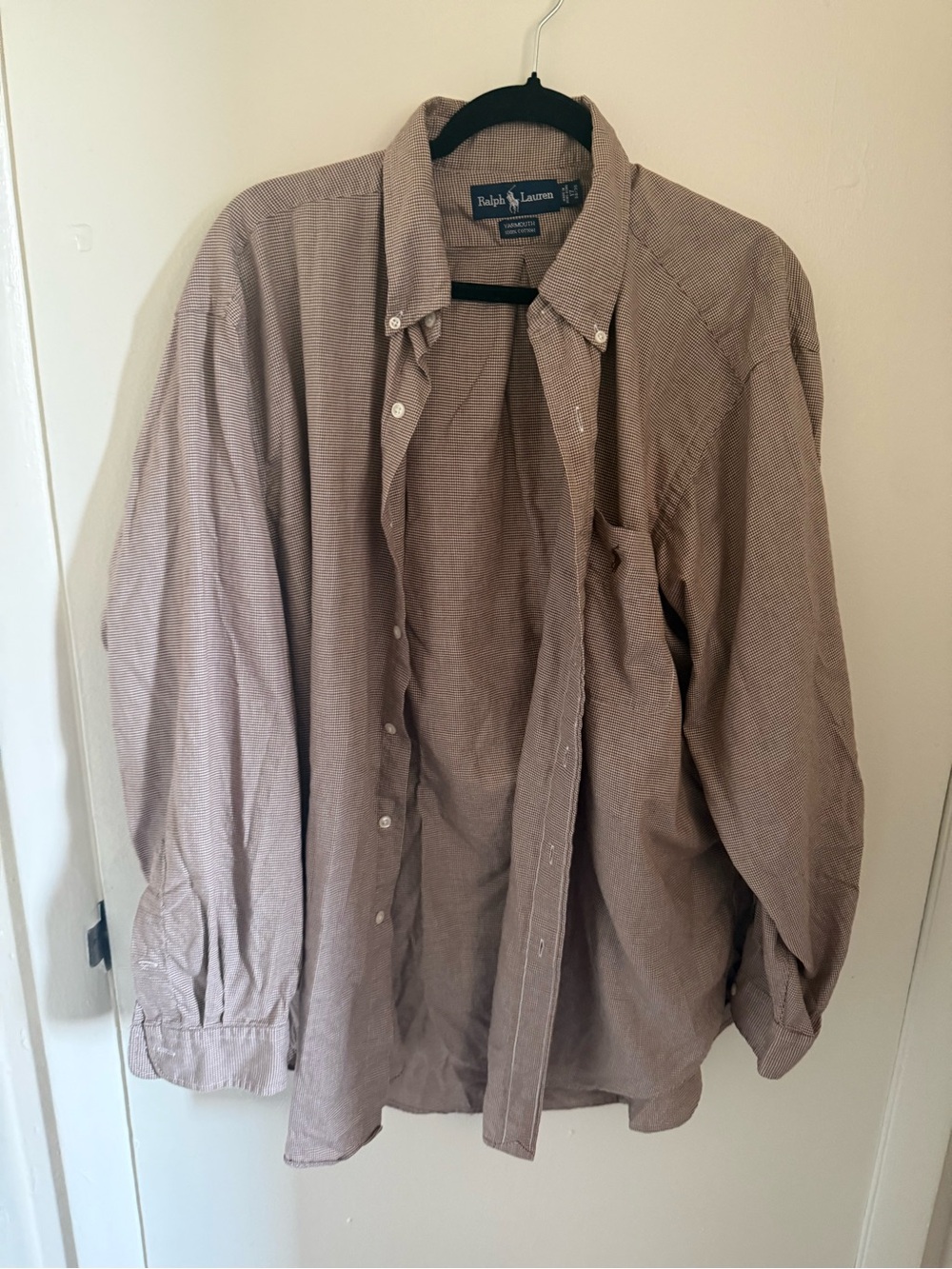 Ralph Lauren Tan Button-Up Shirt Jacket